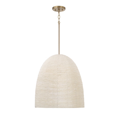 Capital Natalia Medium Pendant in Aged Brass