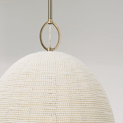 Capital Natalia Medium Pendant in Aged Brass