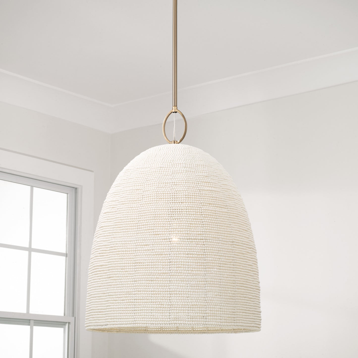 Capital Natalia Medium Pendant in Aged Brass
