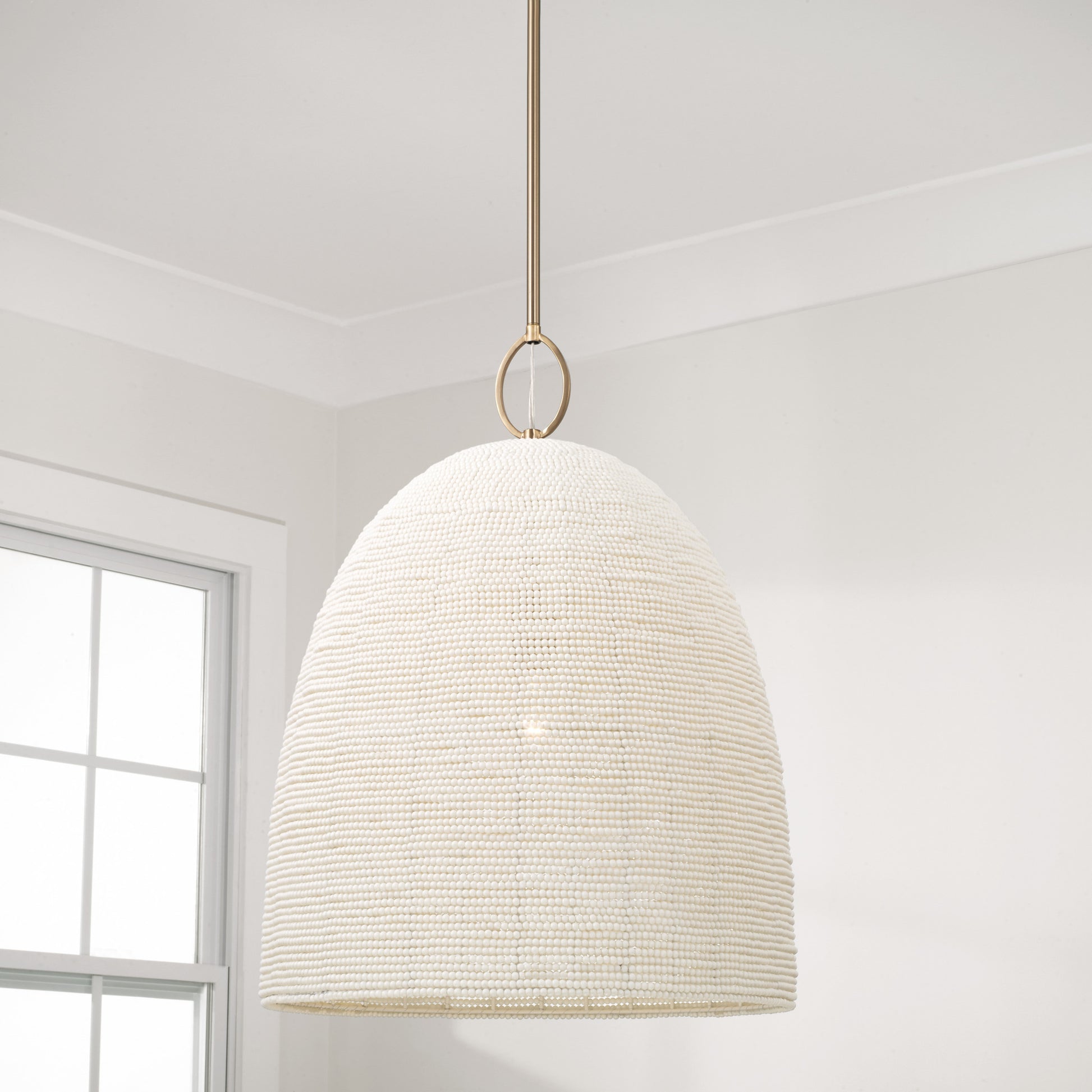 Capital Natalia Medium Pendant in Aged Brass