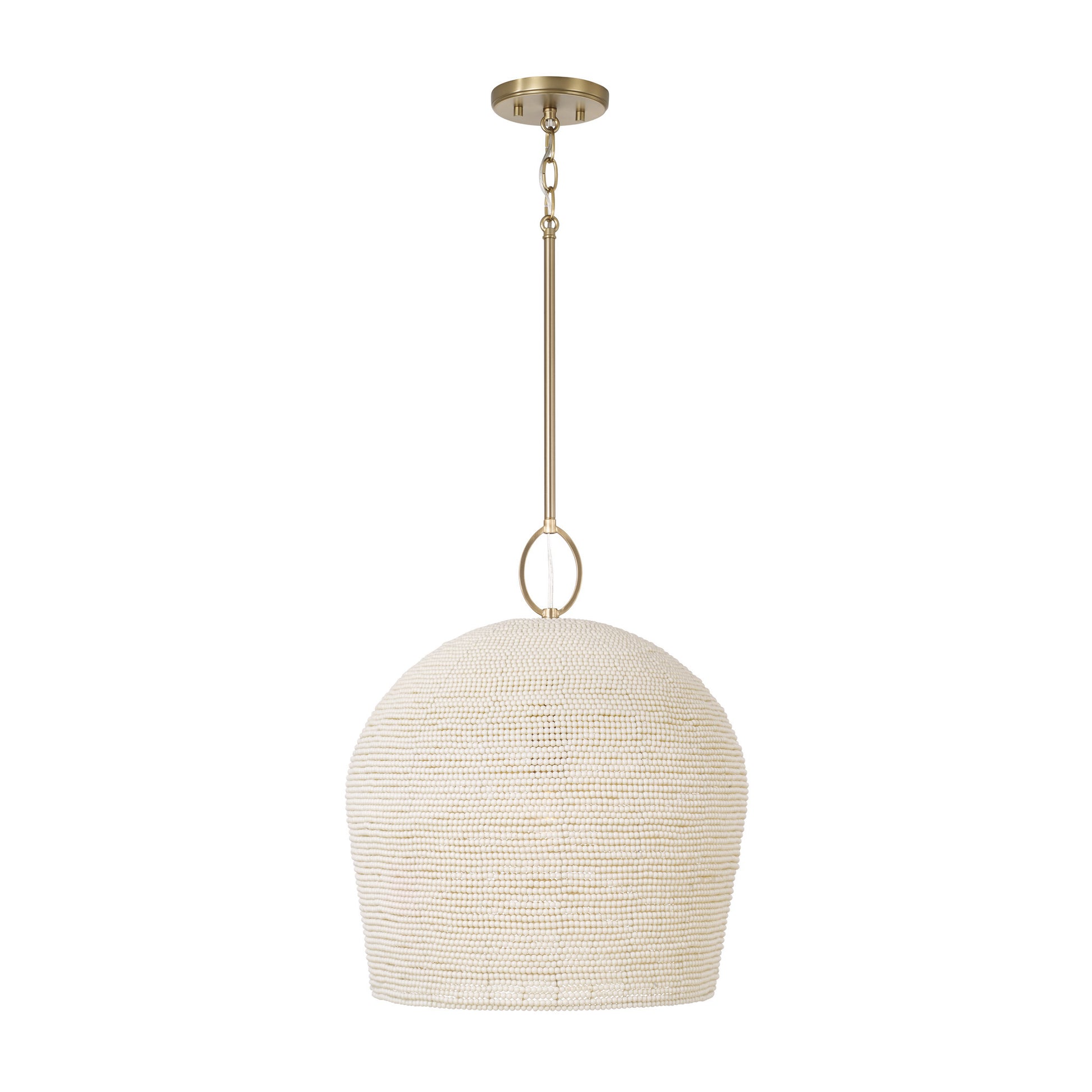 Capital Natalia Small Pendant in Aged Brass
