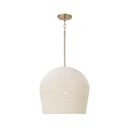 Capital Natalia Small Pendant in Aged Brass