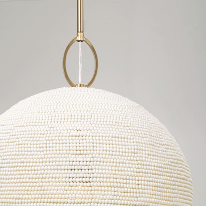 Capital Natalia Small Pendant in Aged Brass