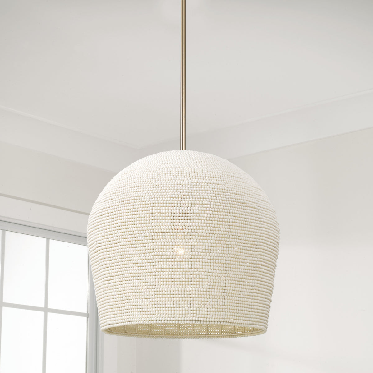 Capital Natalia Small Pendant in Aged Brass