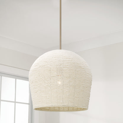 Capital Natalia Small Pendant in Aged Brass