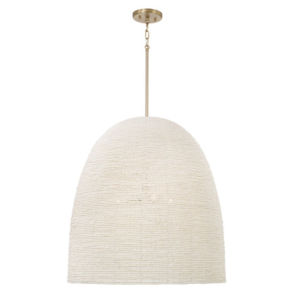 Capital Natalia Large Pendant in Aged Brass