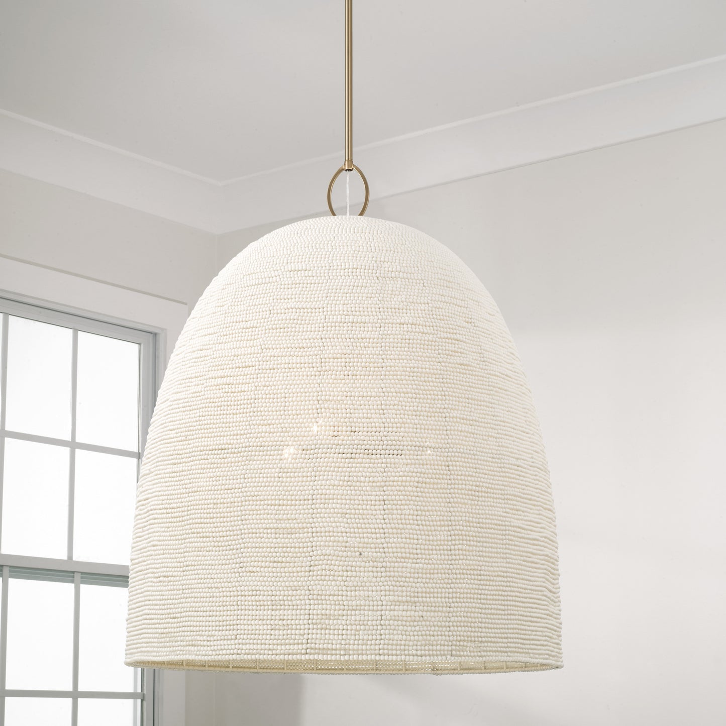 Capital Natalia Large Pendant in Aged Brass