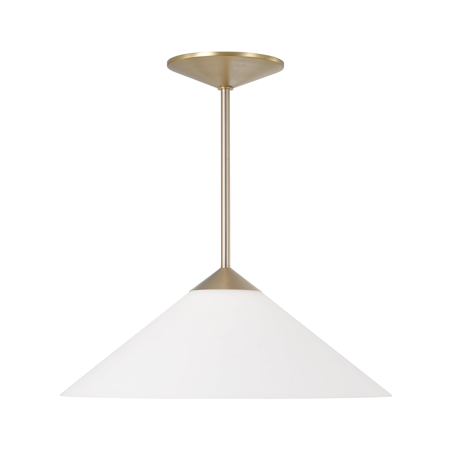 Capital Gatsby Pendant - Matte Brass
