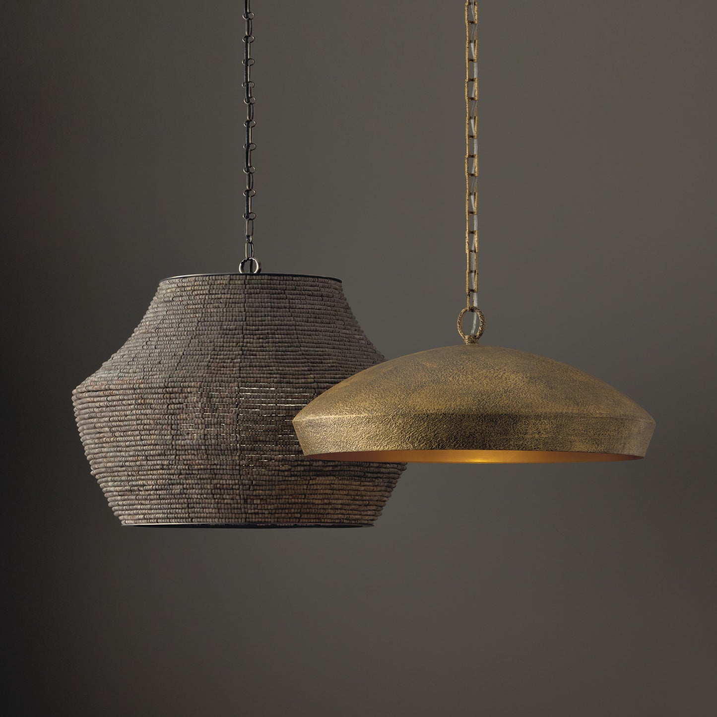 Capital Savari Medium Pendant in Artisan Gold