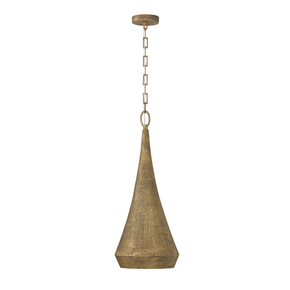 Capital Savari Small Pendant in Artisan Gold