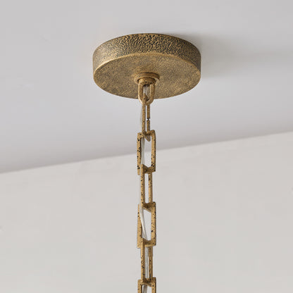Capital Savari Small Pendant in Artisan Gold