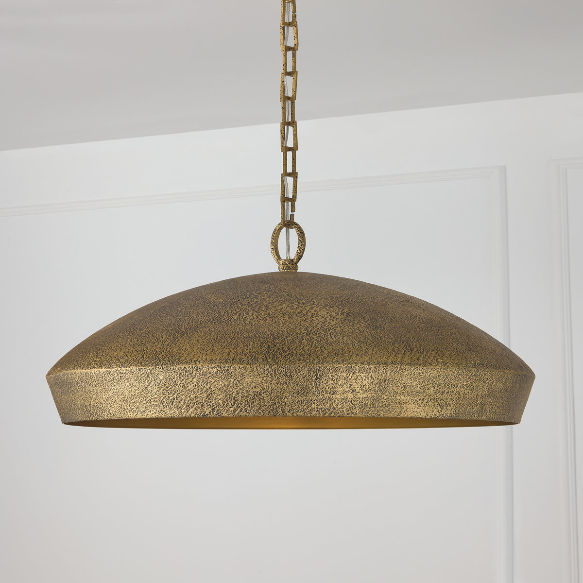 Capital Savari Medium Pendant in Artisan Gold