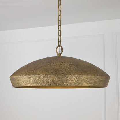 Capital Savari Medium Pendant in Artisan Gold