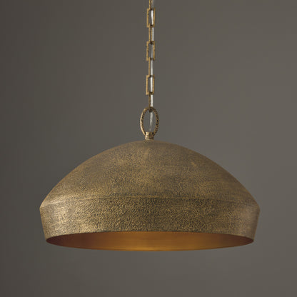 Capital Savari Medium Pendant in Artisan Gold