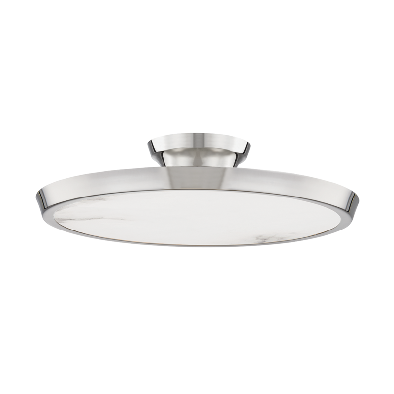 Hudson Valley Draper Flush Mount Polished Nickel