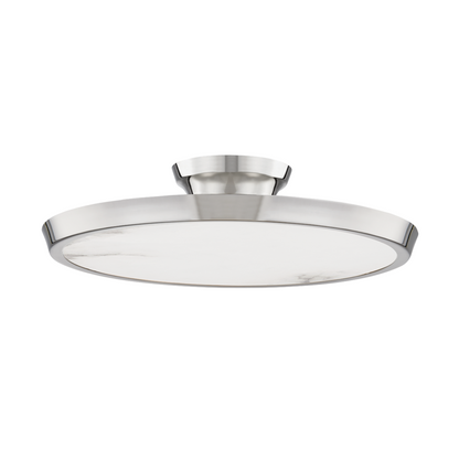 Hudson Valley Draper Flush Mount Polished Nickel