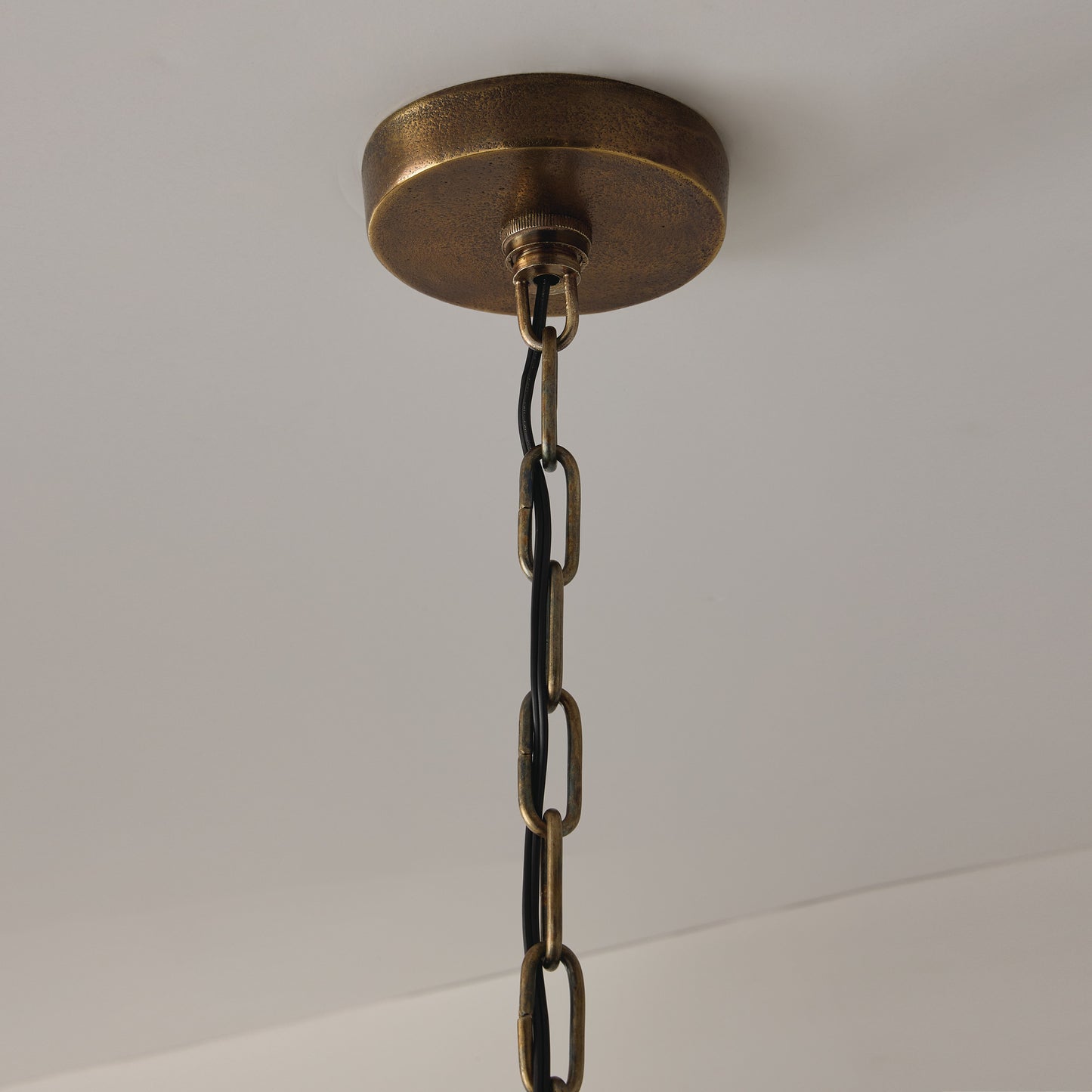 Capital Casa Pendant in Oxidized Brass