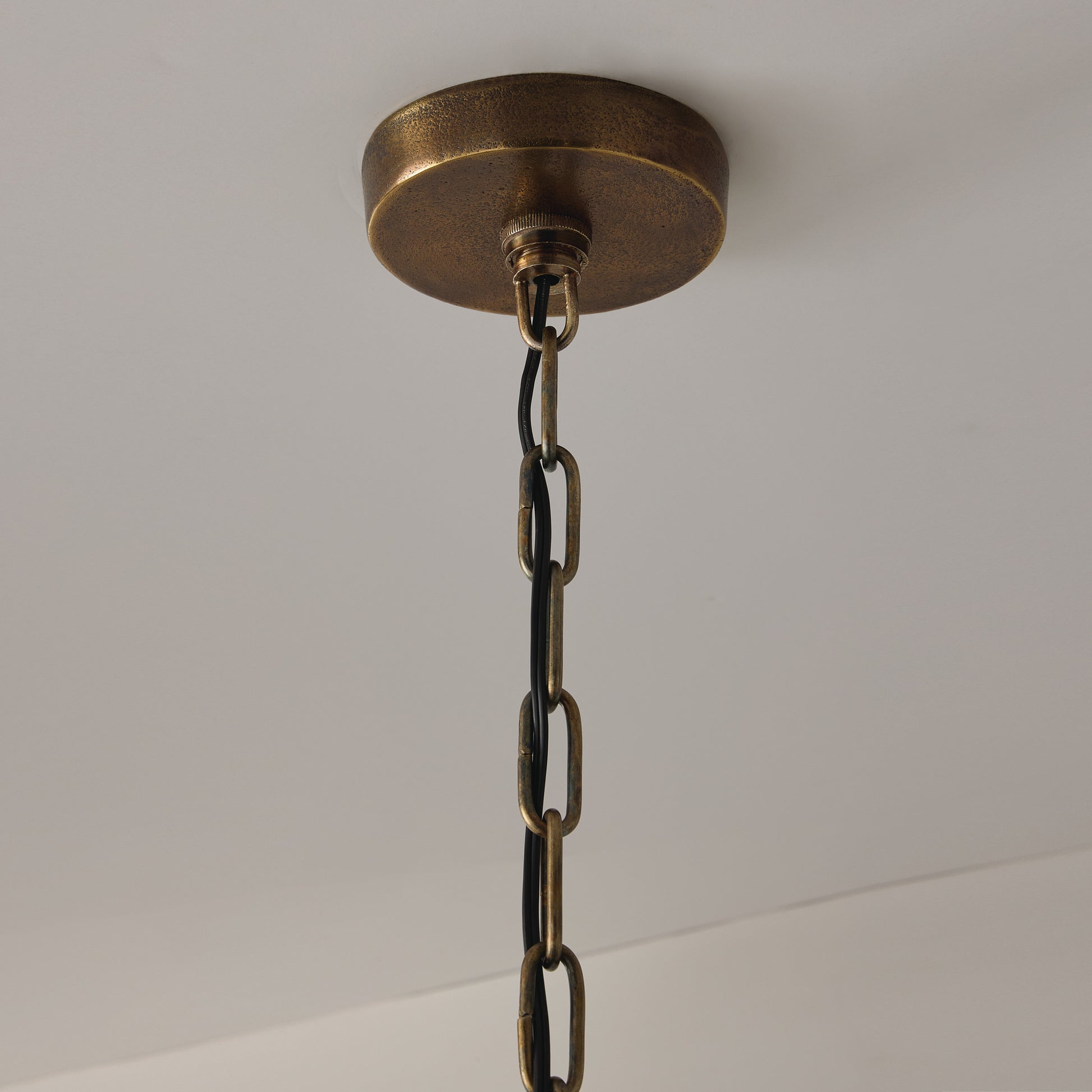 Capital Casa Pendant in Oxidized Brass
