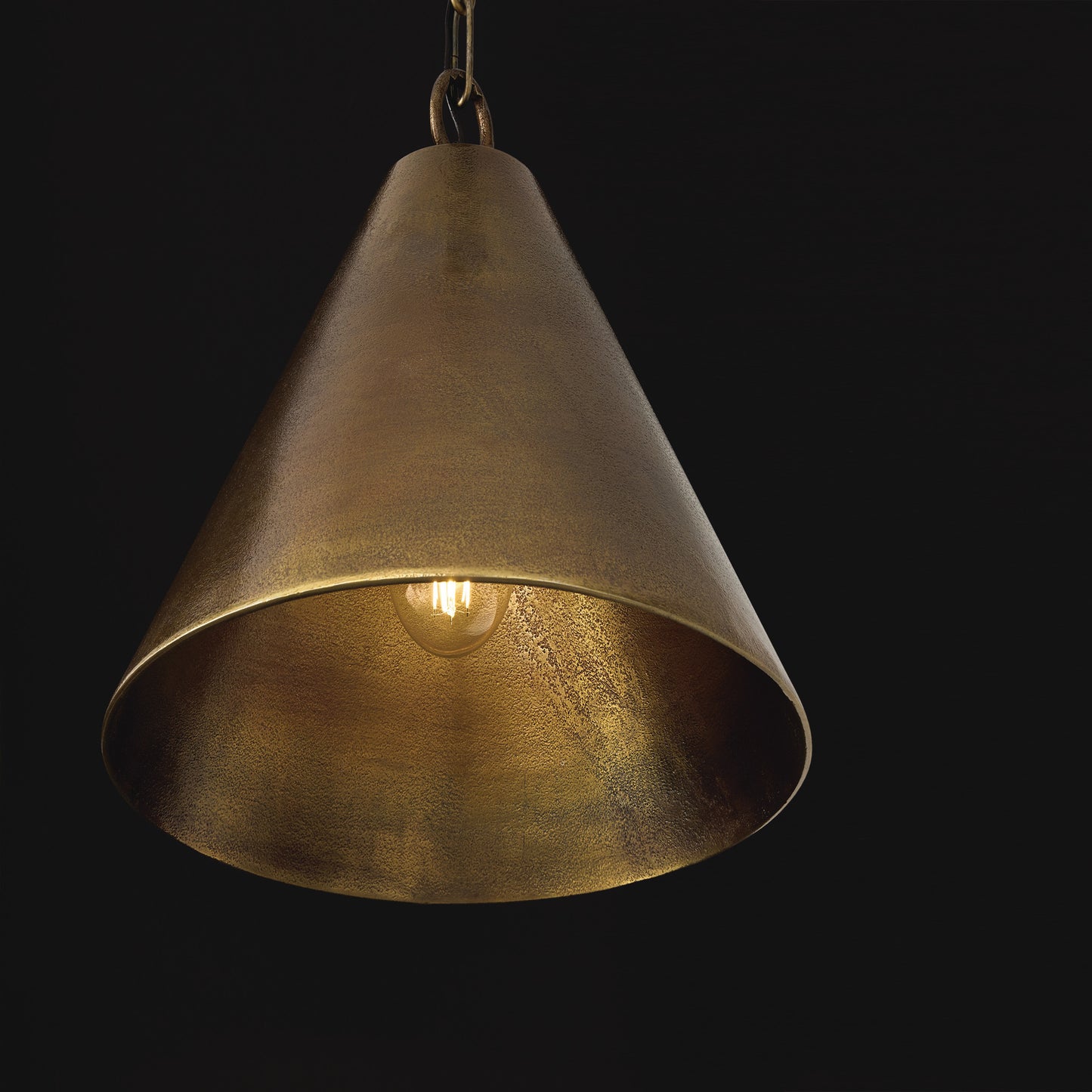 Capital Casa Pendant in Oxidized Brass