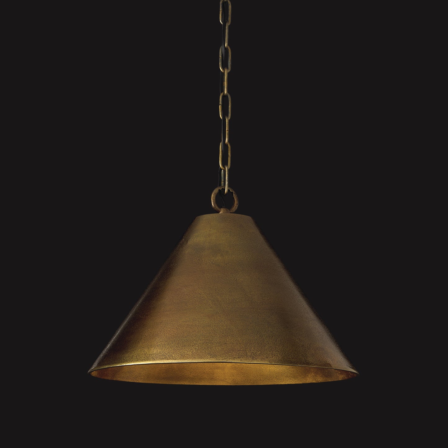 Capital Casa Pendant in Oxidized Brass