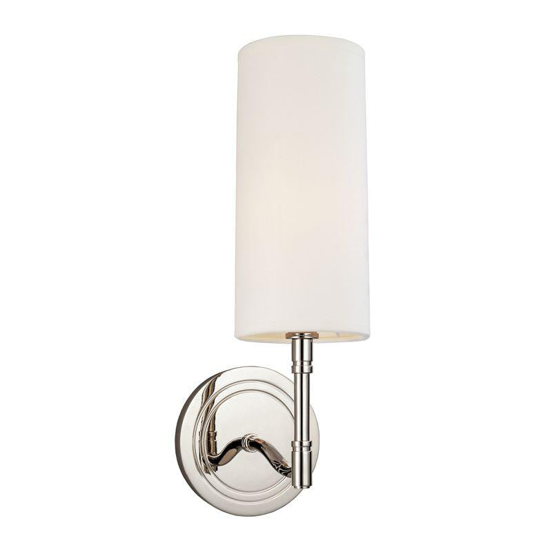 Hudson Valley Dillon Wall Sconce Polished Nickel