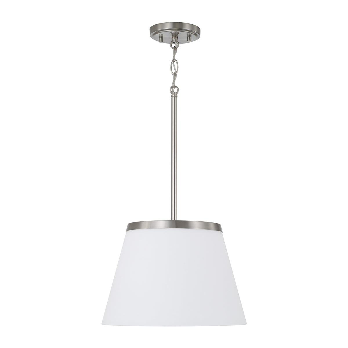 Capital Drake Pendant - Brushed Nickel