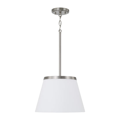 Capital Drake Pendant - Brushed Nickel