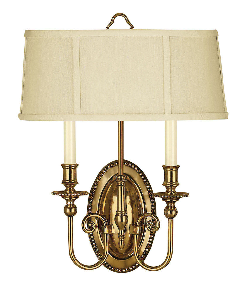 Hinkley Cambridge Bathroom Wall Sconce Brass, Burnished Brass