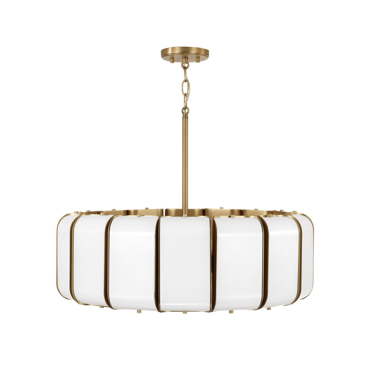 Capital Marcell Large Pendant in Aged Brass