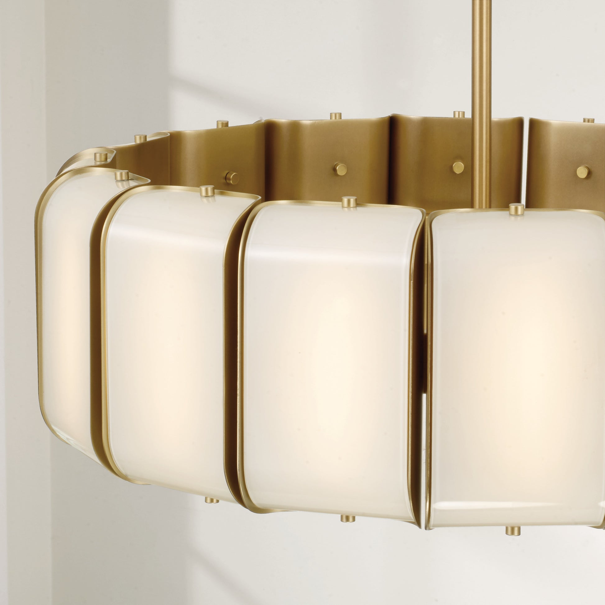 Capital Marcell Large Pendant in Aged Brass