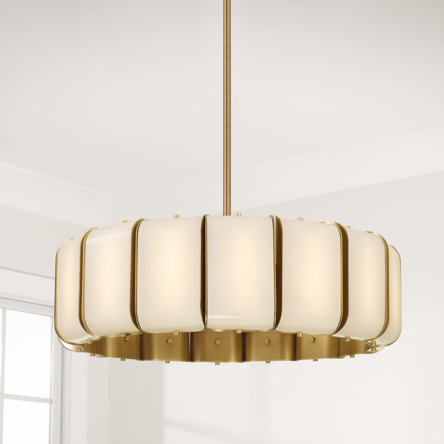 Capital Marcell Large Pendant in Aged Brass