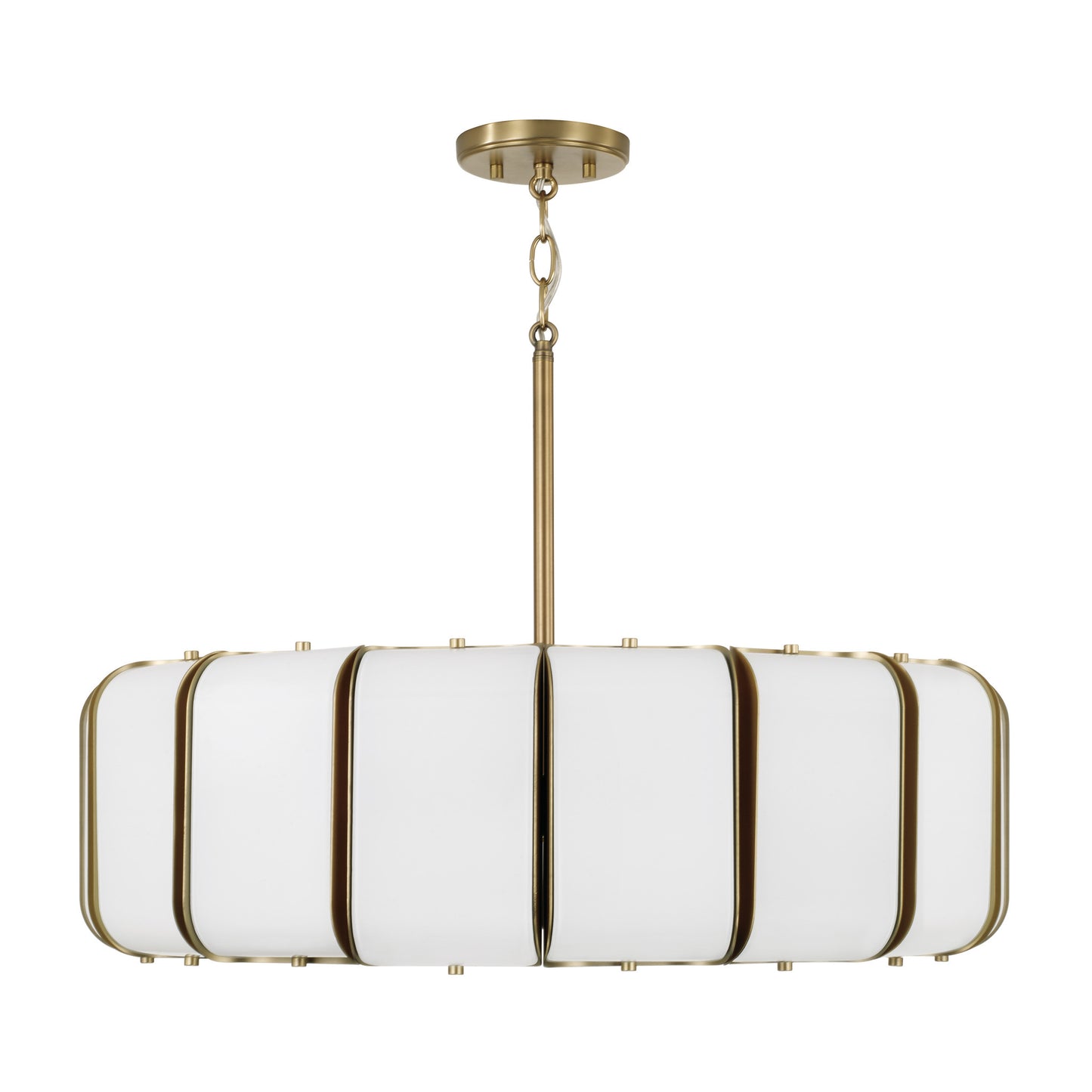 Capital Marcell Large Pendant in Aged Brass