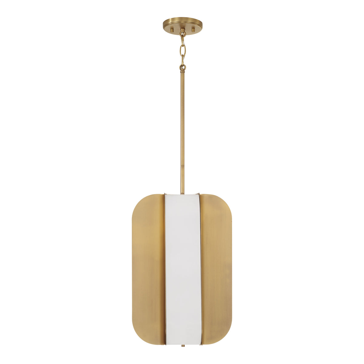 Capital Marcell Small Pendant in Aged Brass