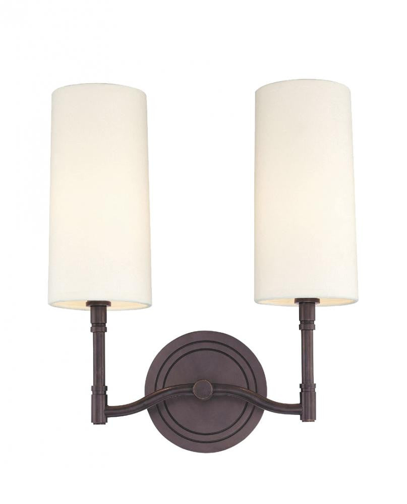 Hudson Valley Dillon Wall Sconce Polished Nickel