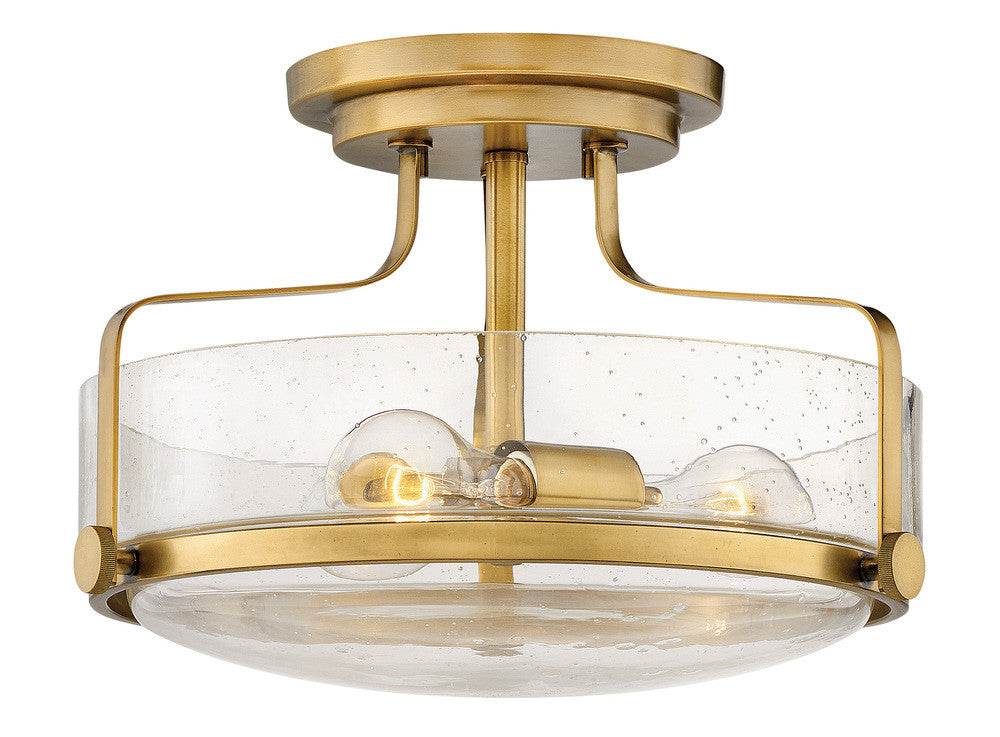 Hinkley Harper Medium Semi-Flush Mount Bronze, Steel, Oil-Rubbed Bronze