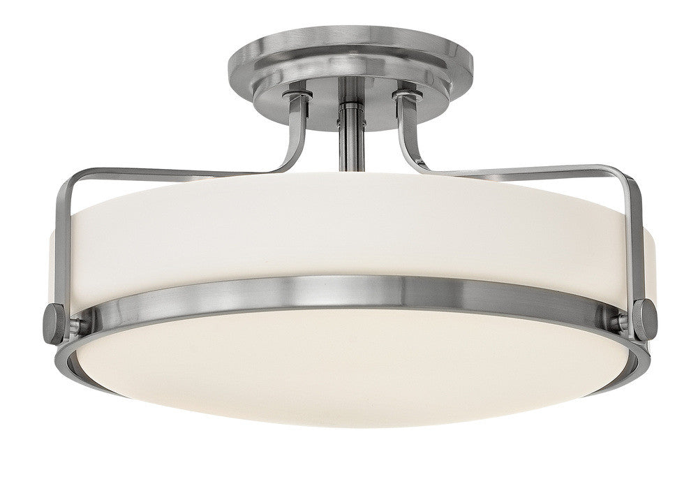 Hinkley Harper Semi-Flush Mount Brushed Nickel