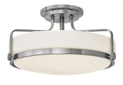 Hinkley Harper Semi-Flush Mount Brushed Nickel