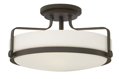 Hinkley Harper Foyer Hall Semi-Flush Mount Bronze, Steel, Oil-Rubbed Bronze