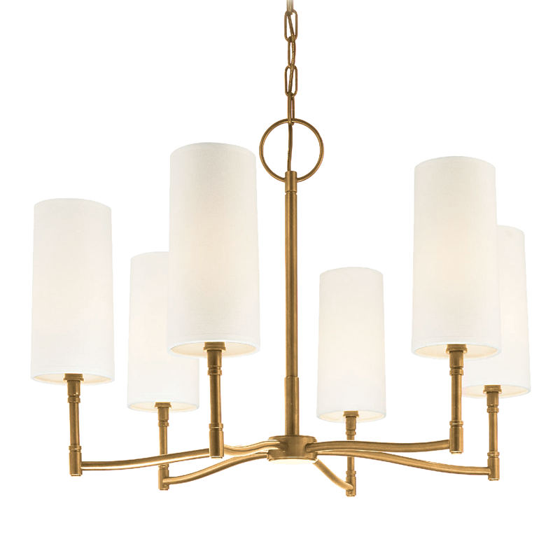 Hudson Valley Dillon Chandelier Antique Brass