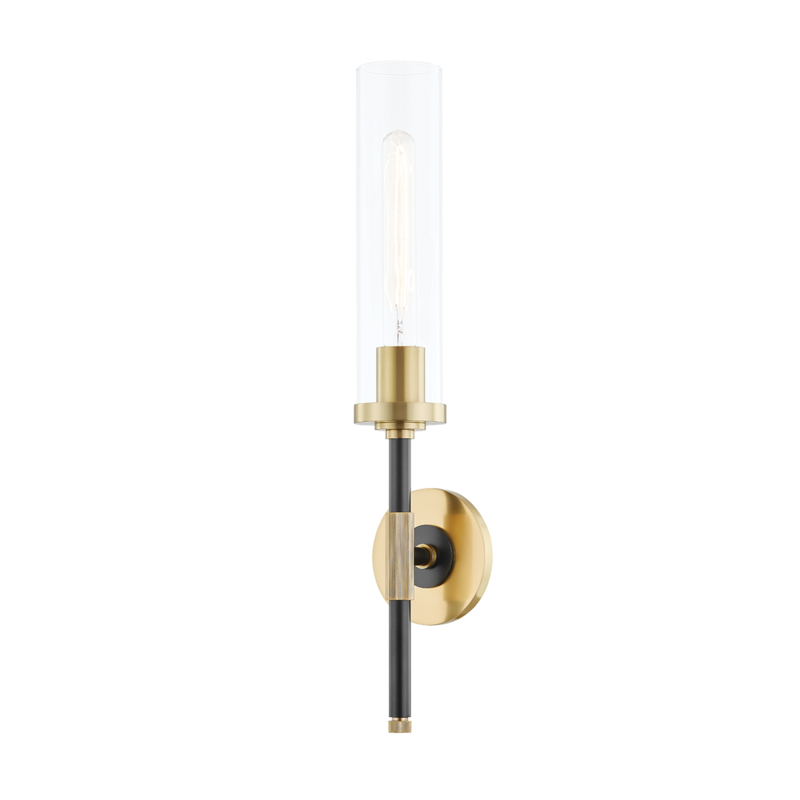 Hudson Valley Bowery Wall Sconce Aged Old Bronze