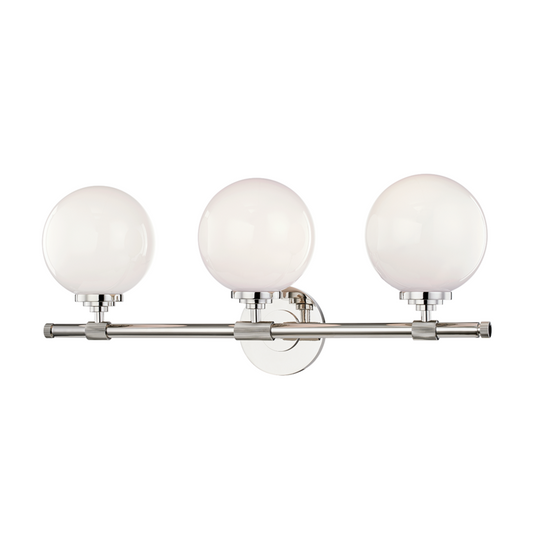 Hudson Valley Bowery Bath Vanity Light Polished Nickel