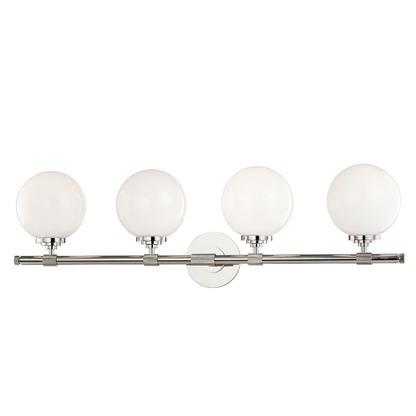 Hudson Valley Bowery Bath Vanity Light Polished Nickel
