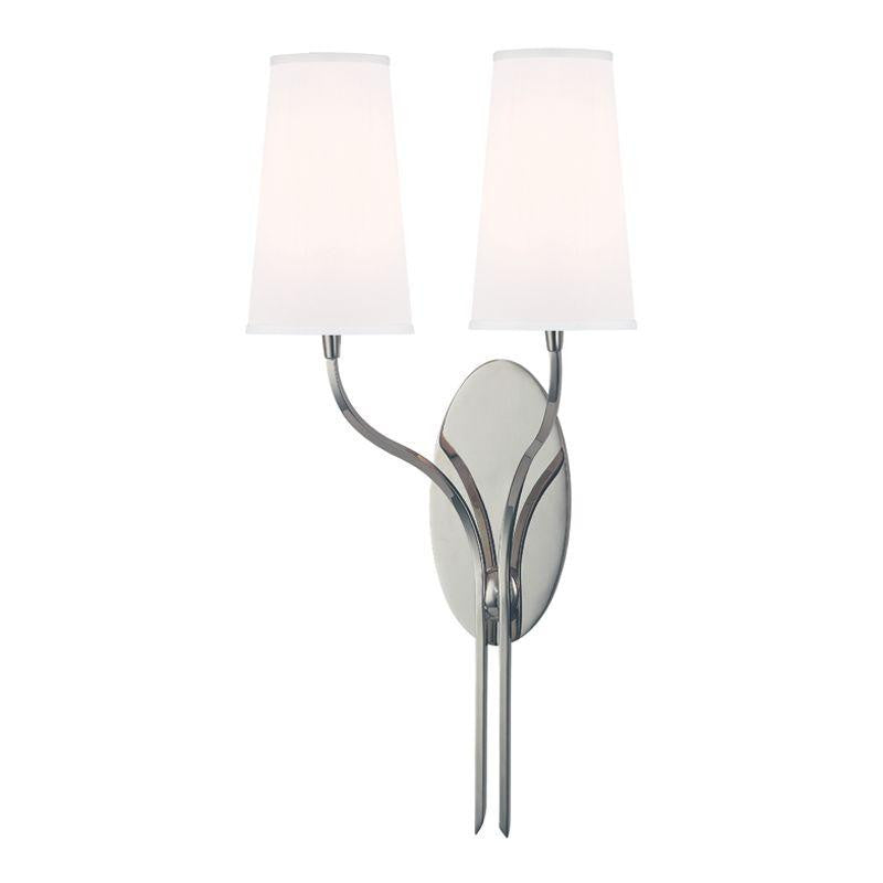 Hudson Valley Rutland Wall Sconce Polished Nickel