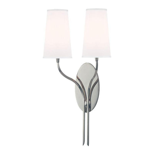 Hudson Valley Rutland Wall Sconce Polished Nickel