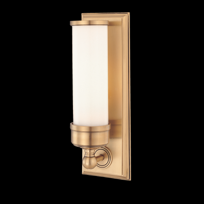 Hudson Valley Everett Bathroom Wall Sconce Old Bronze