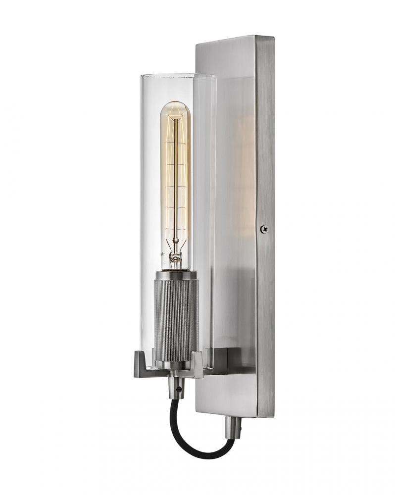 Hinkley Ryden Bathroom Wall Sconce Nickel, Steel, Brushed Nickel