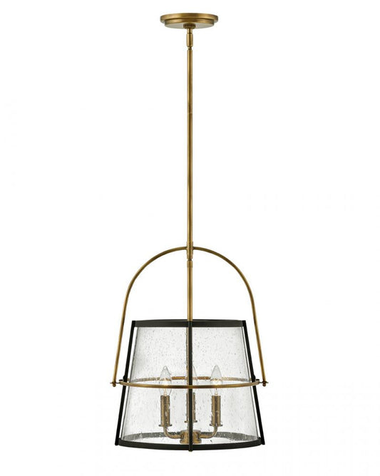Hinkley Tournon Up Pendant Brass, Steel, Heritage Brass