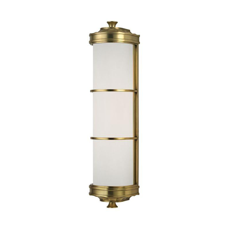 Hudson Valley Albany Wall Sconce Aged Brass