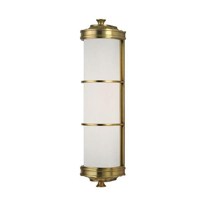 Hudson Valley Albany Wall Sconce Aged Brass