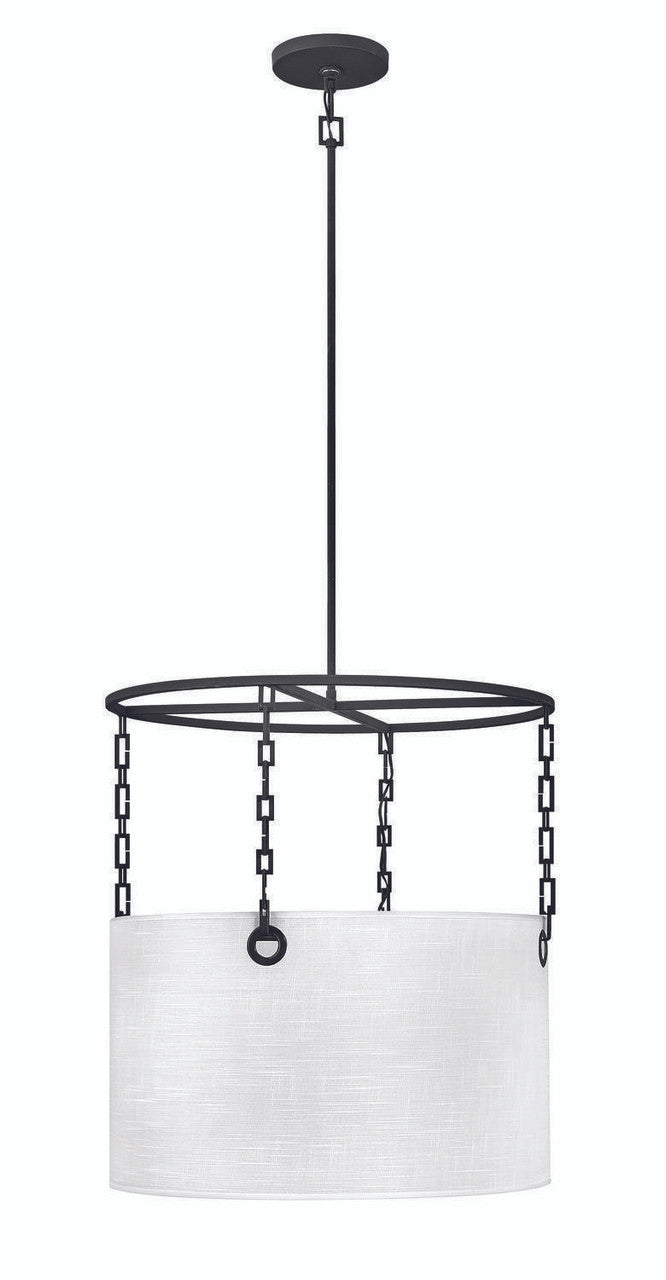 Hinkley Tribeca Drum Pendant Black